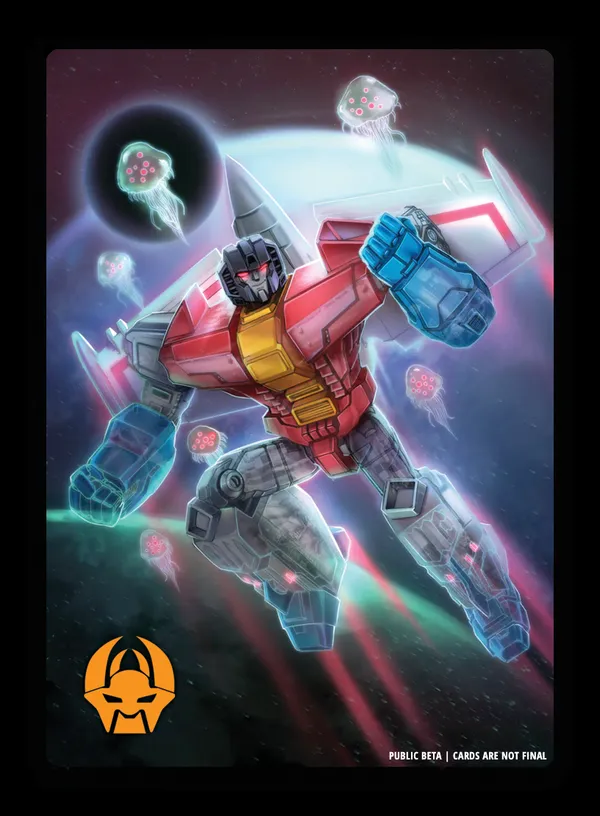 Sudden But Inevitable Betrayal // Starscream, Ghost in the Machine card back