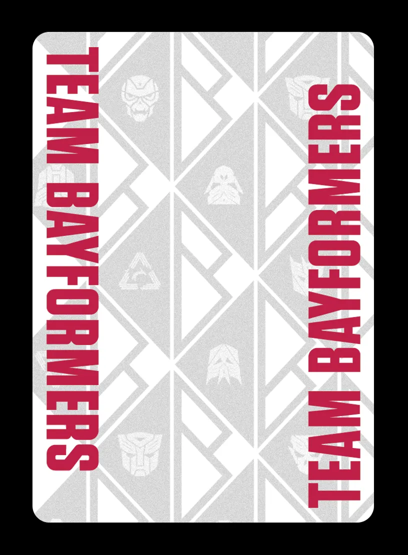 Team Bayformers Card Back