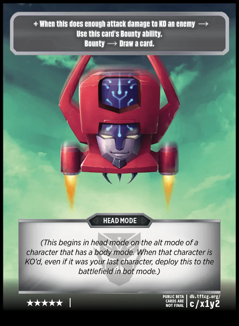 The Headmaster Unit head mode