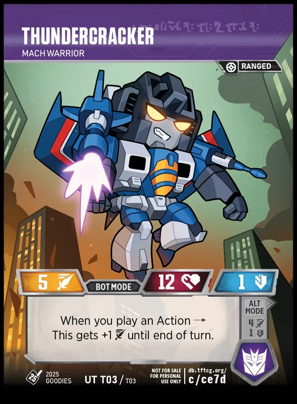 Thundercracker // Mach Warrior bot mode