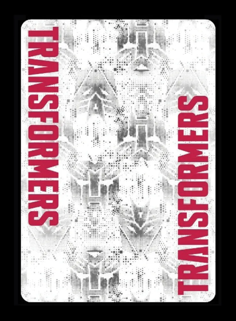 Official Transformers TCG Card Back