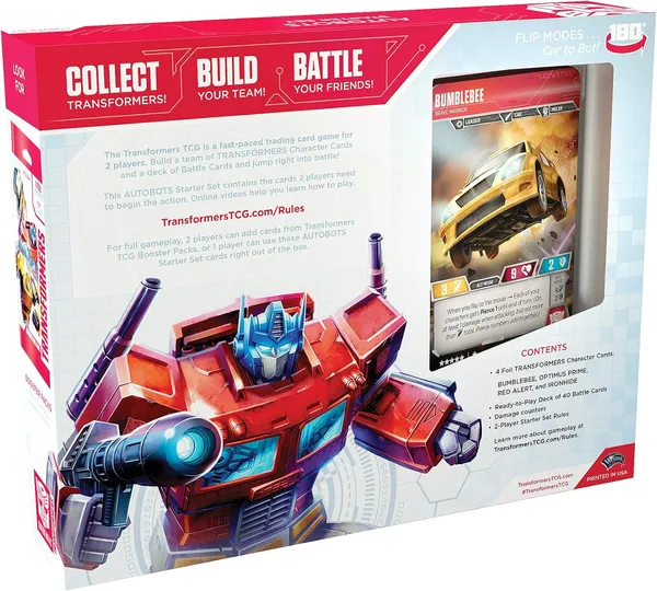 Transformers TCG Autobots Starter Set Back