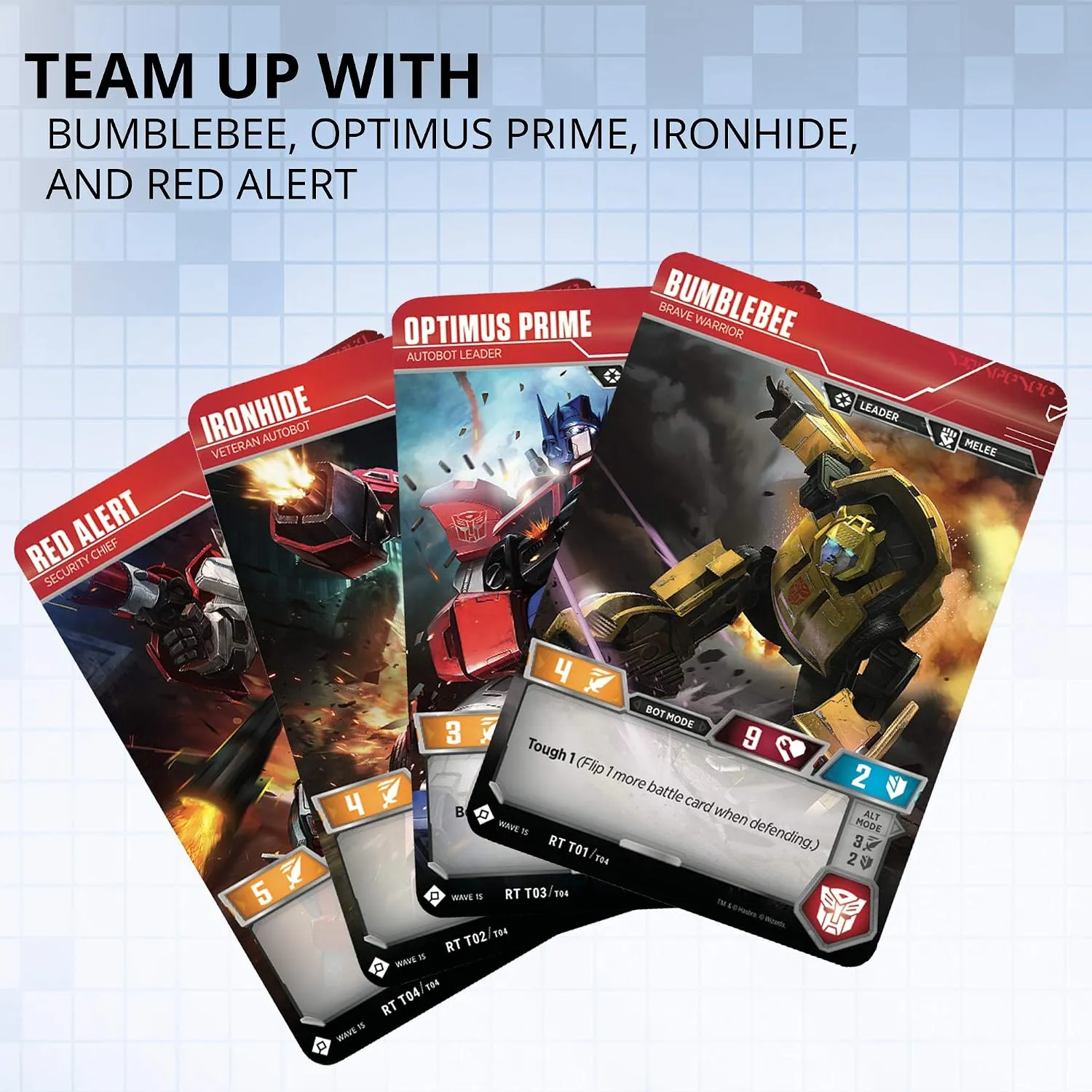 Team Up With Bumblebee, Optimus Prime, Ironhide, and Red Alert