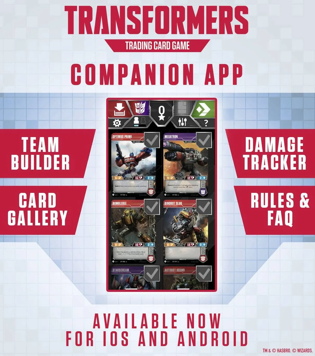 Transformers TCG Companion App available now!