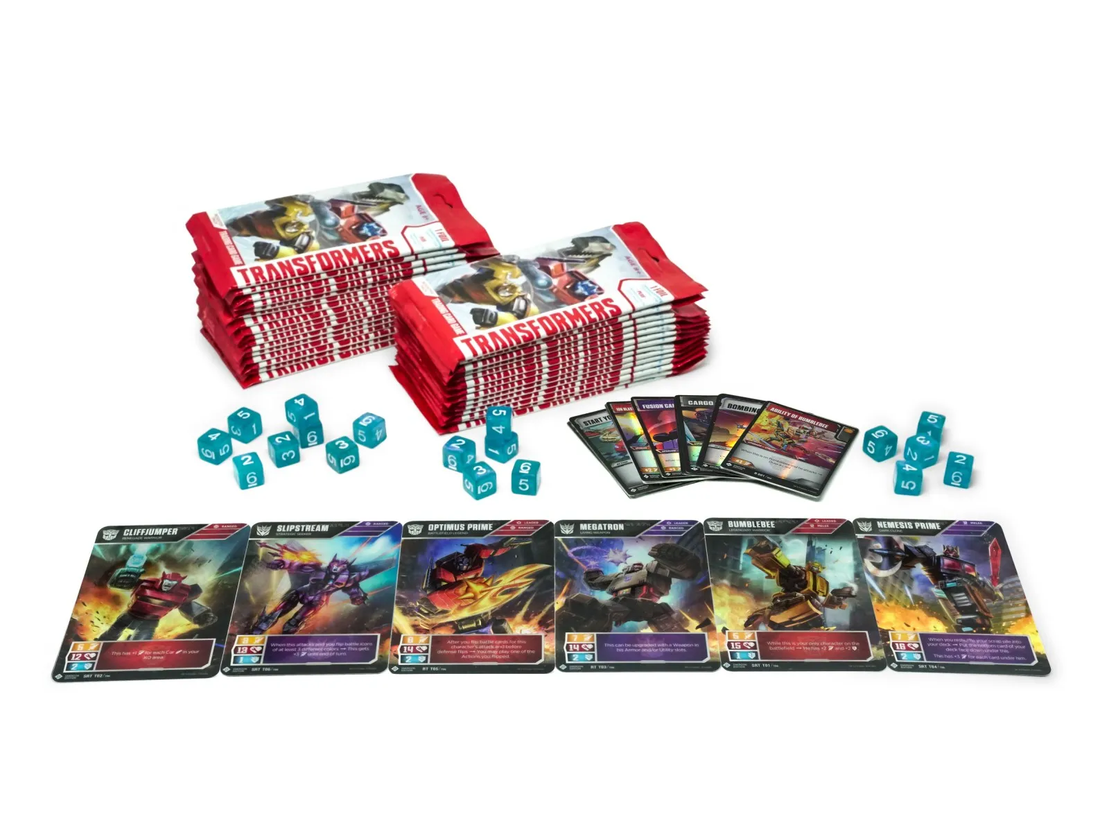 Transformers TCG Energon Edition Cards and Dice