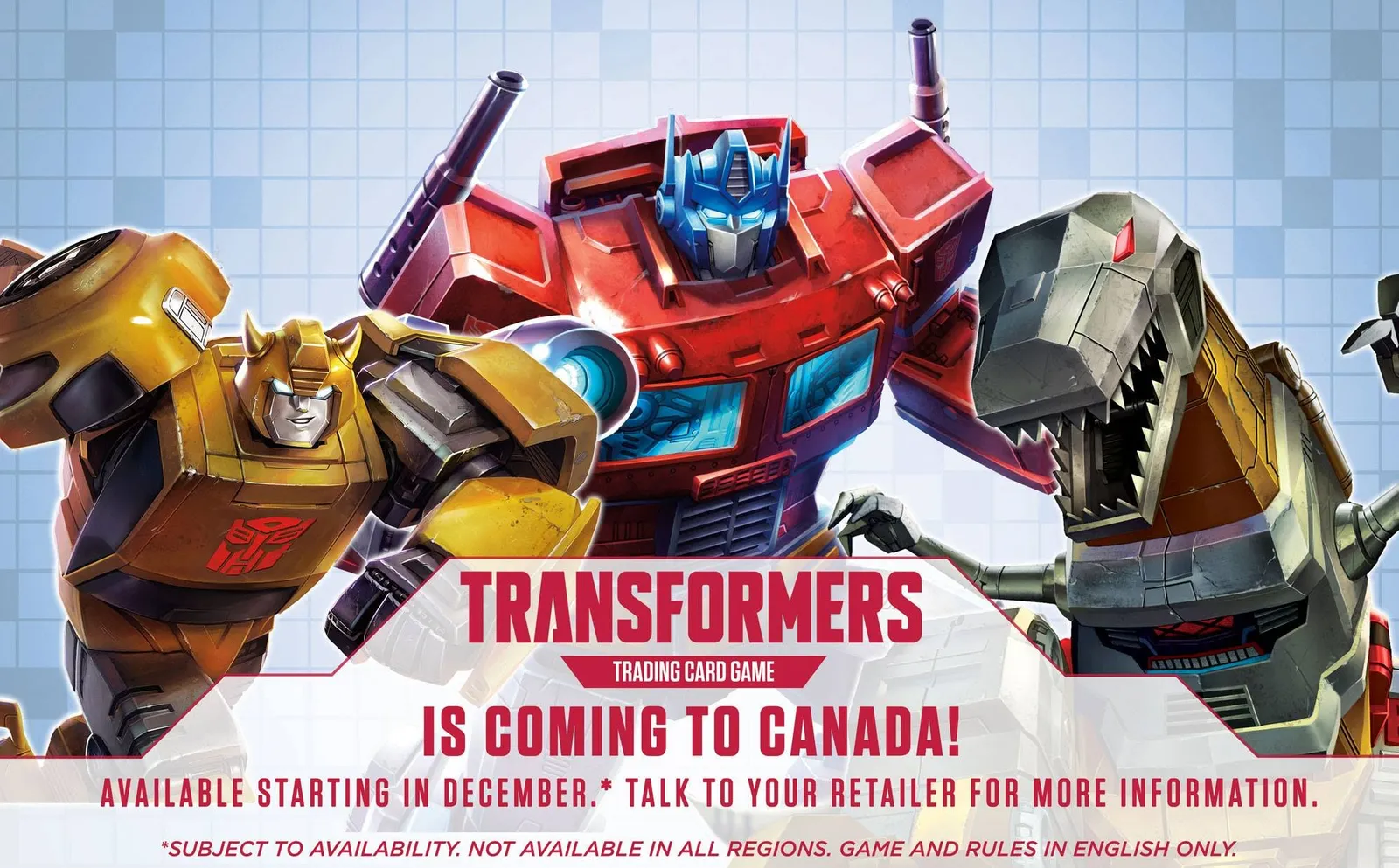 Transformers TCG is coming to Canada!