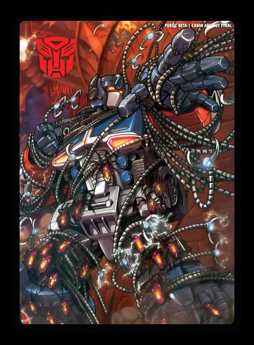 Unbinding of Optimus Prime // Megatronus the Fallen, Original Sinner card back