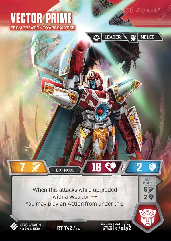 Vector Prime // From Creation to Apocalypse bot mode
