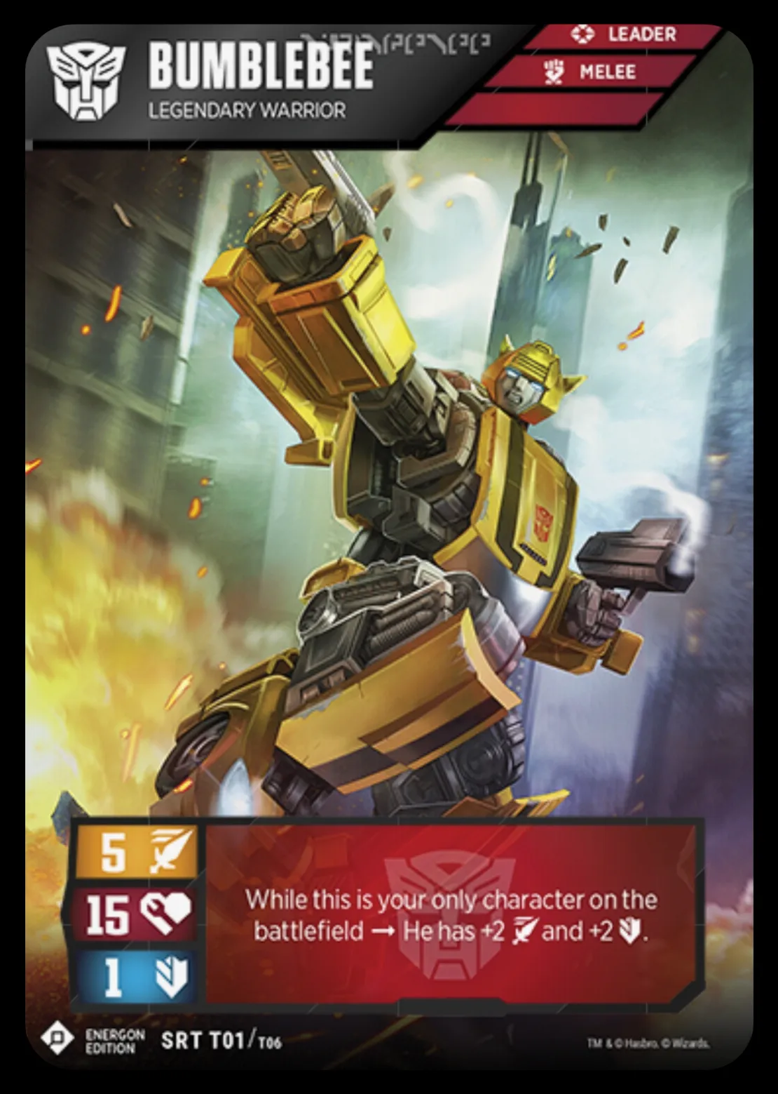 Bumblebee // Legendary Warrior bot mode