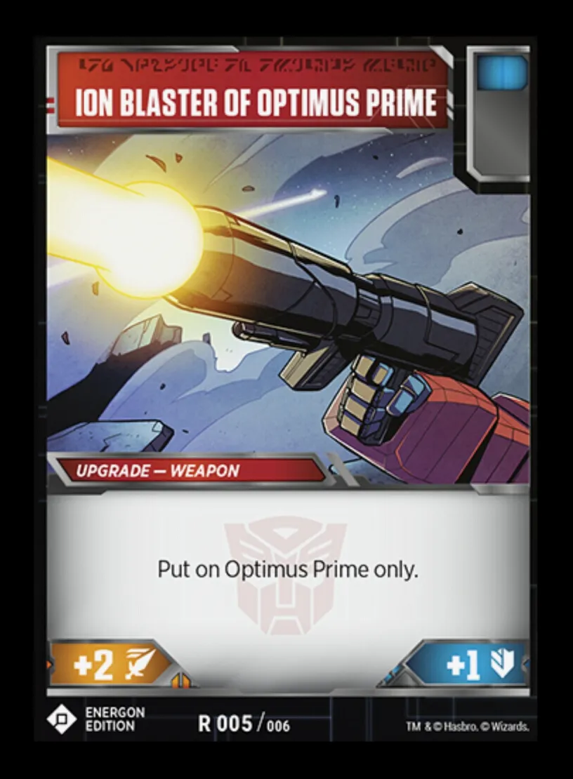 Ion Blaster of Optimus Prime