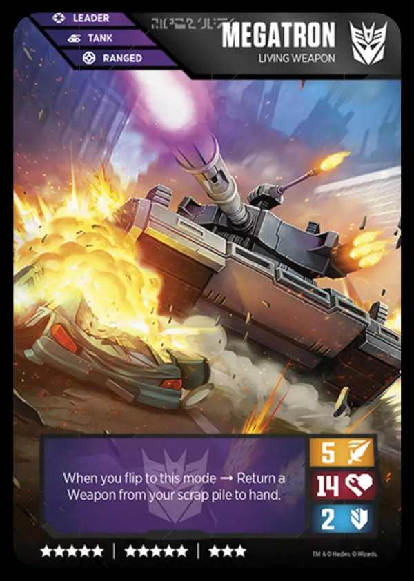 Megatron // Living Weapon alt mode