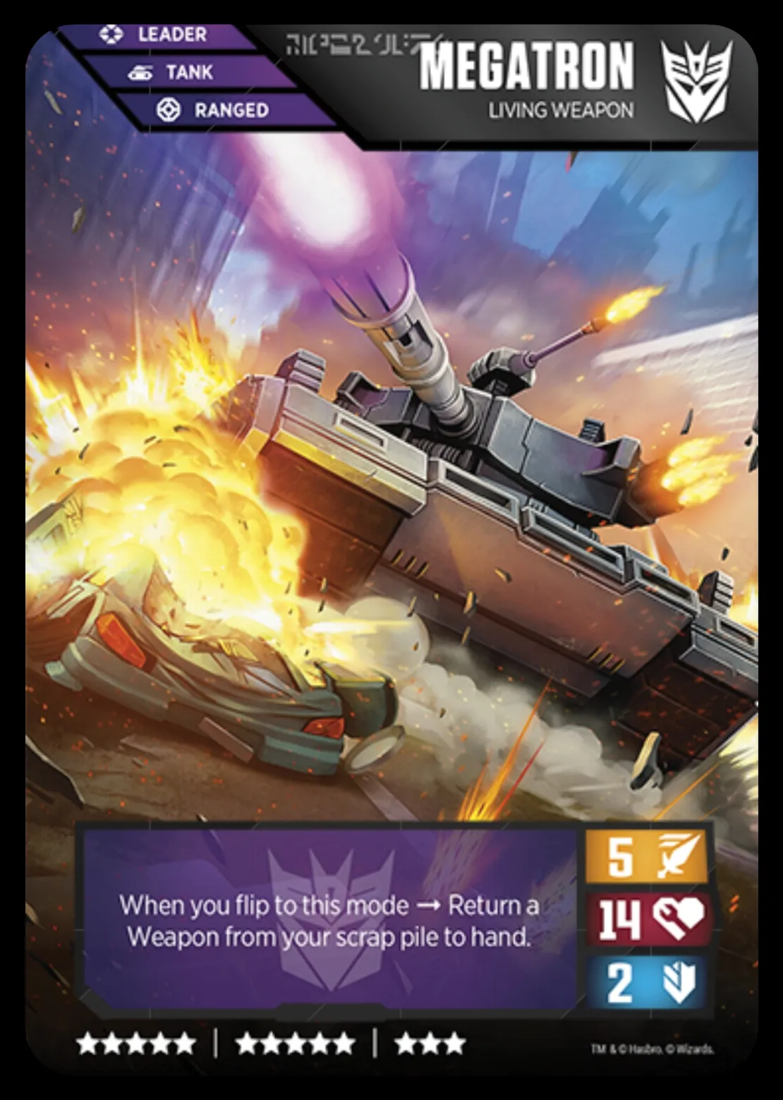 Megatron // Living Weapon alt mode
