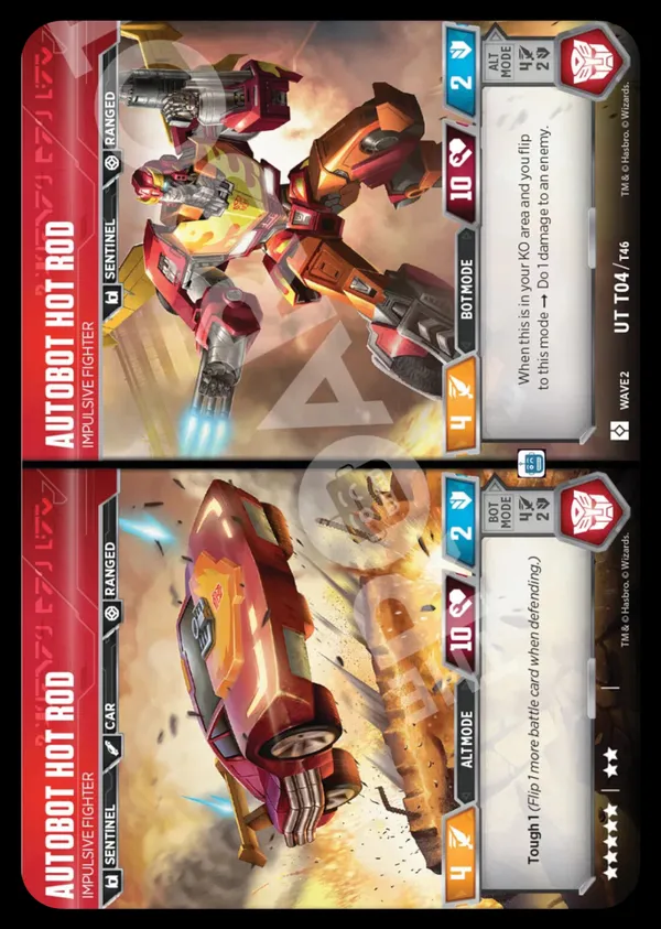 Autobot Hot Rod // Impulsive Fighter alt/bot modes