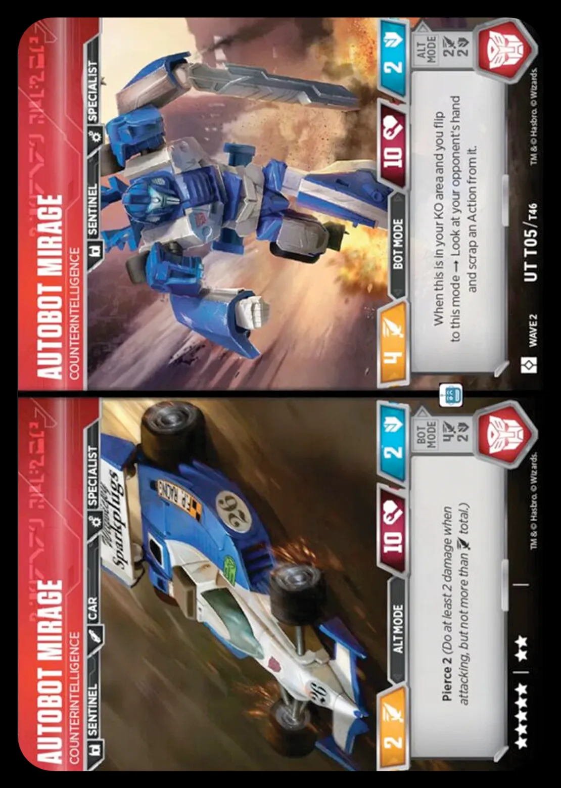 Autobot Mirage // Counterintelligence alt/bot modes