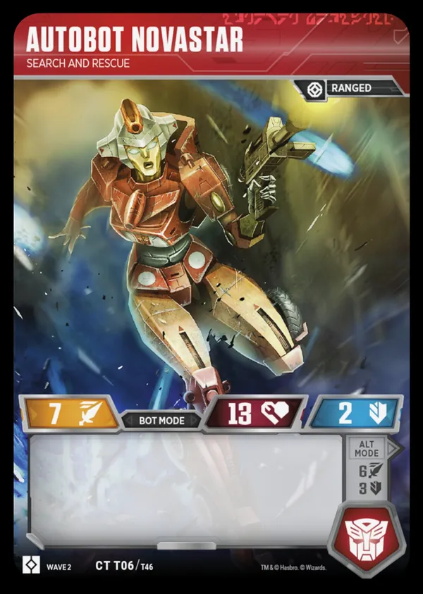 Autobot Novastar // Search and Rescue bot mode