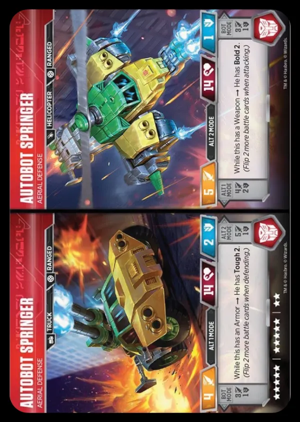 Autobot Springer // Aerial Defense alt modes