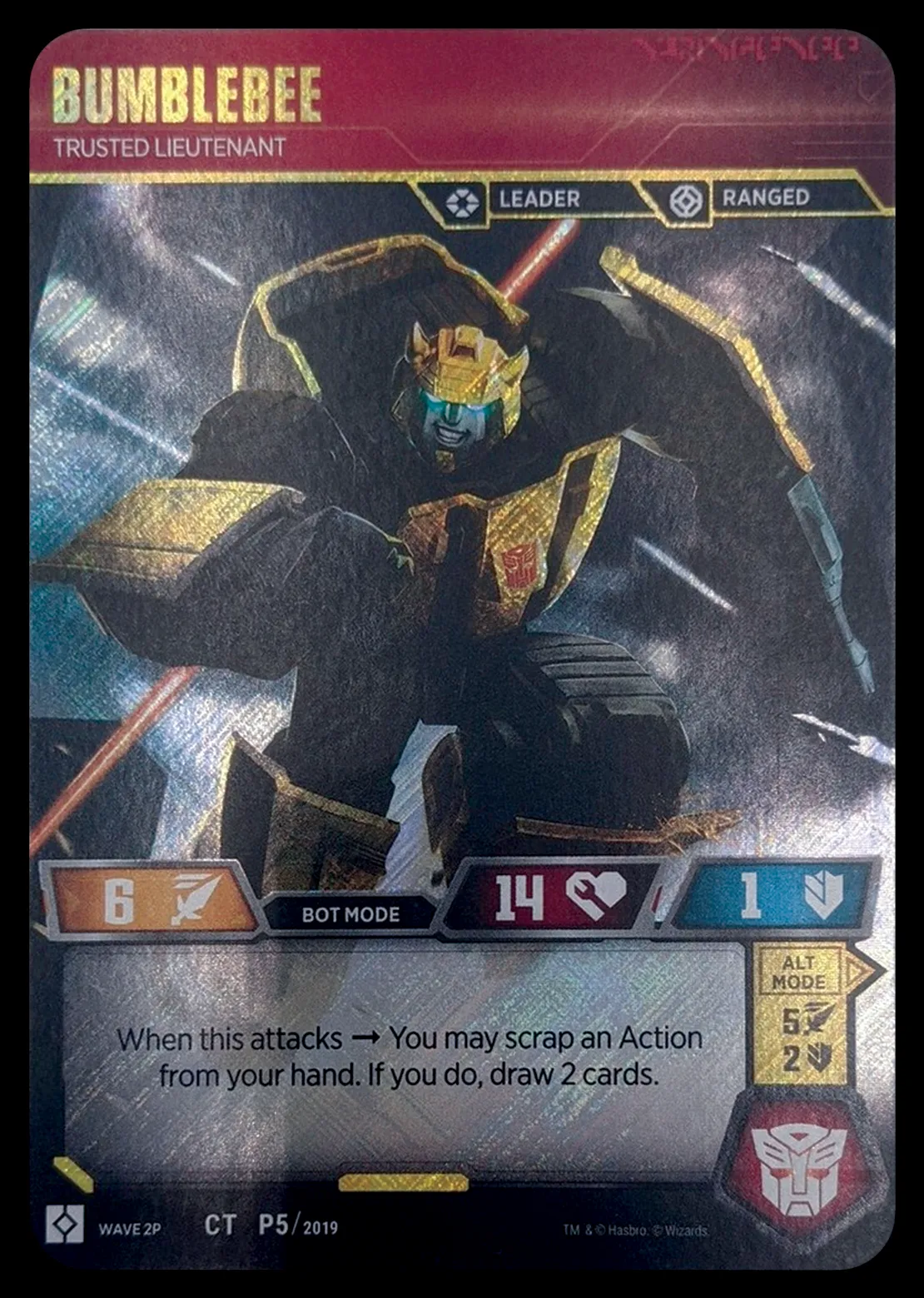 Bumblebee // Trusted Lieutenant promo bot mode