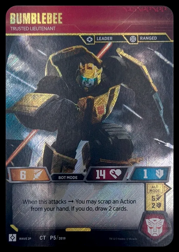 Bumblebee // Trusted Lieutenant promo bot mode