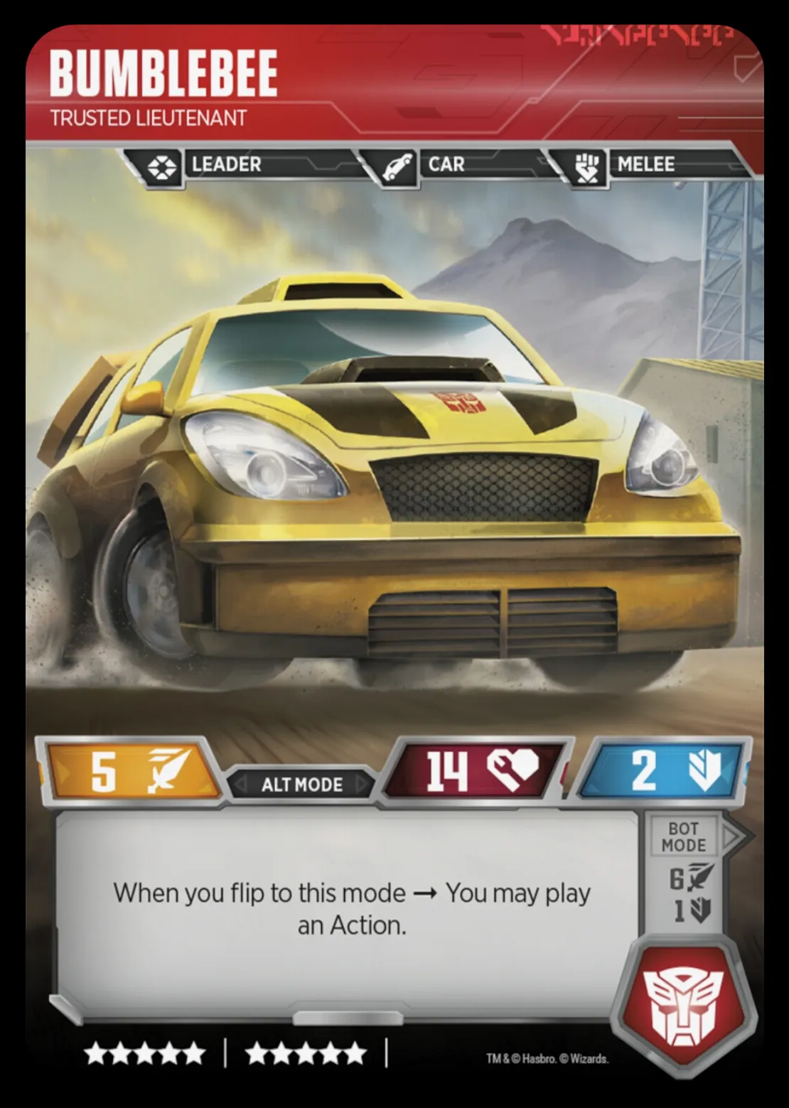 Bumblebee // Trusted Lieutenant alt mode