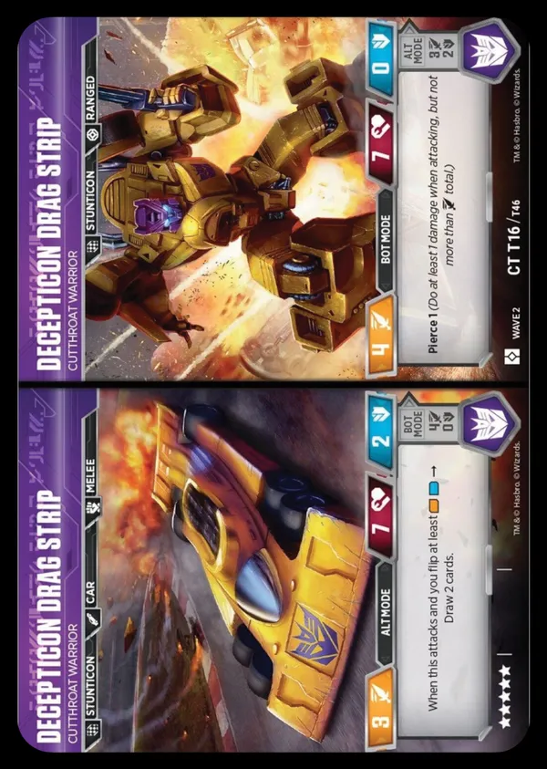 Decepticon Drag Strip // Cutthroat Warrior alt/bot modes