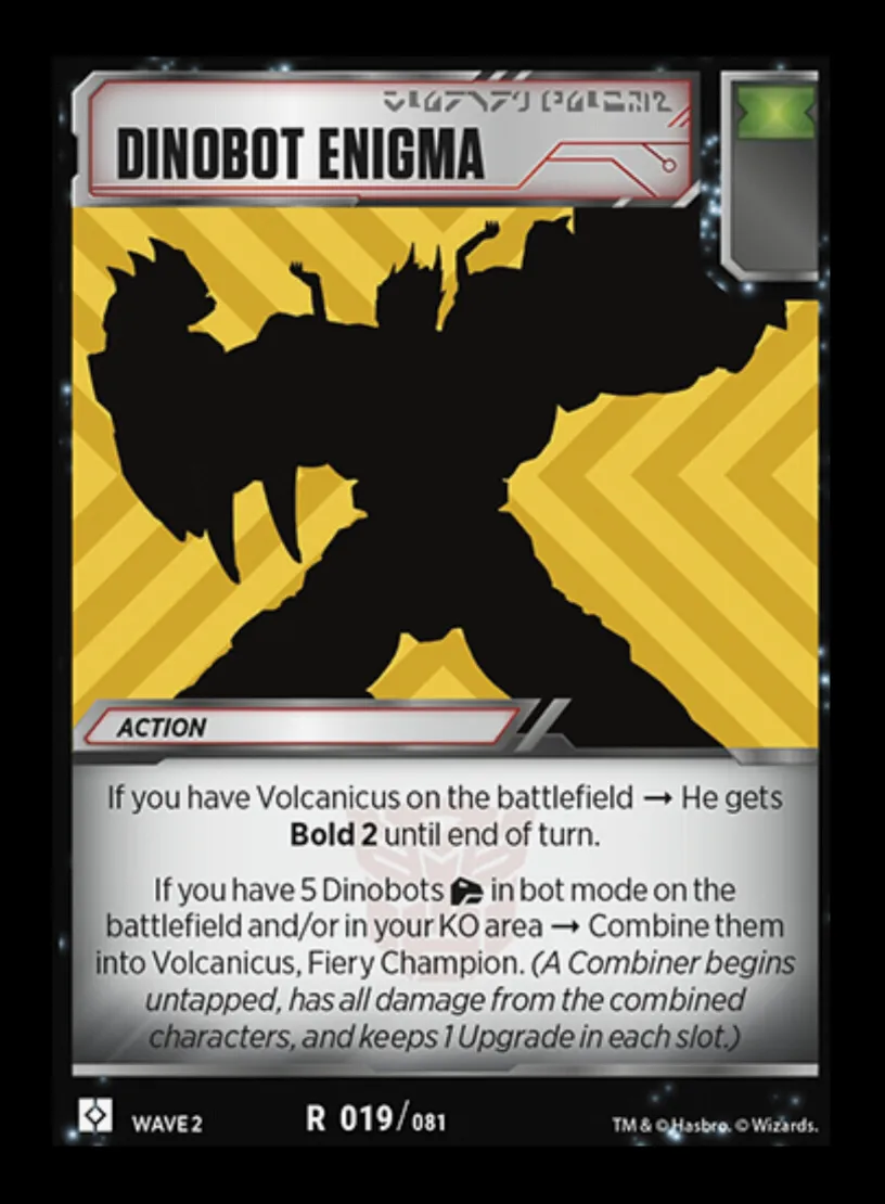 Dinobot Enigma
