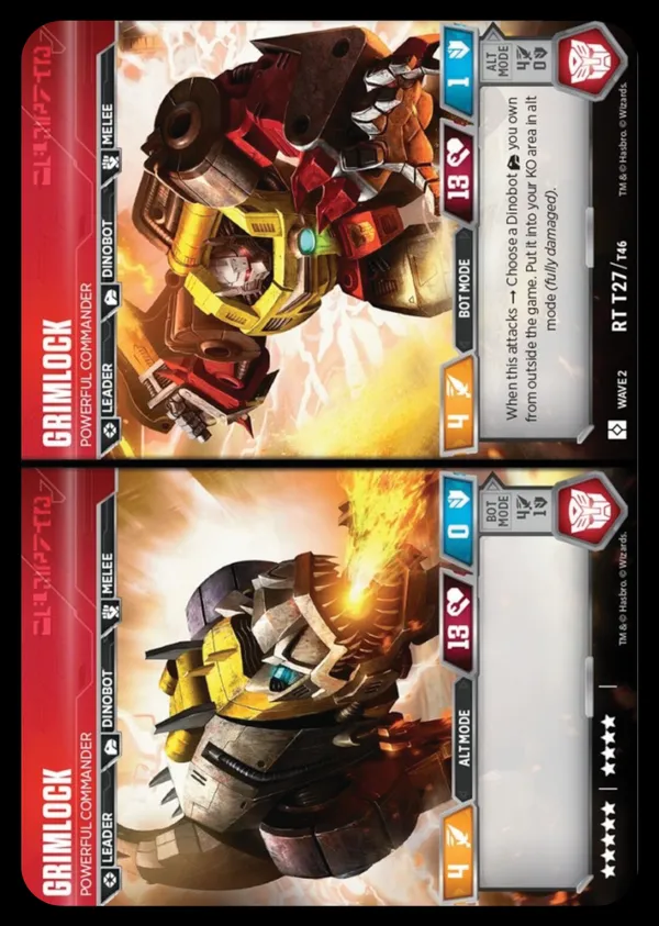 Grimlock // Powerful Commander alt/bot modes
