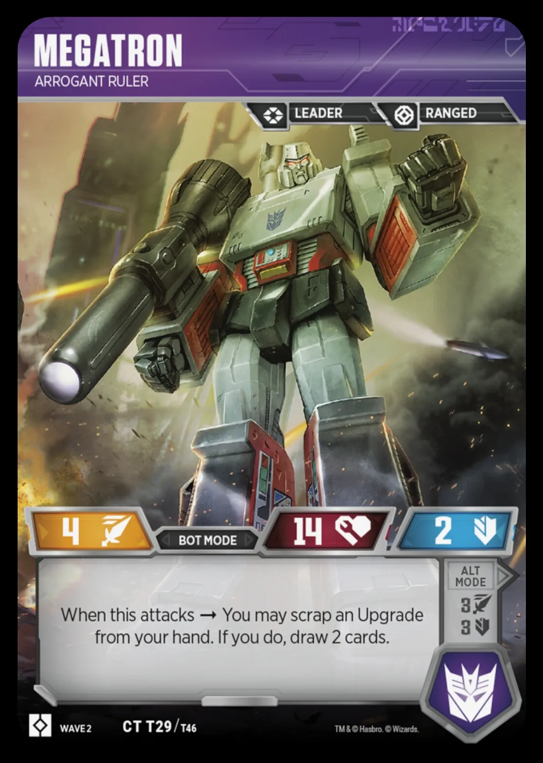 Megatron // Arrogant Ruler bot mode