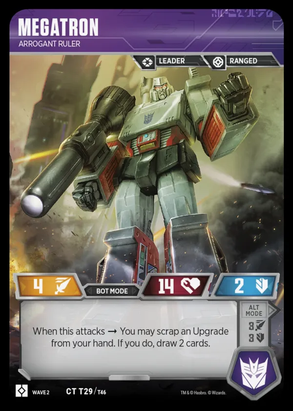 Megatron // Arrogant Ruler bot mode