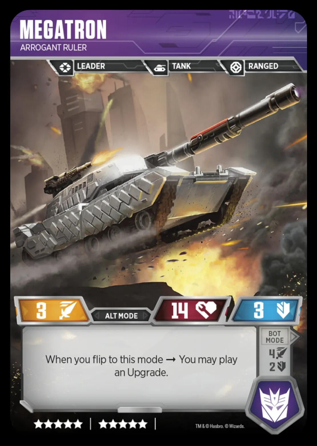 Megatron // Arrogant Ruler alt mode