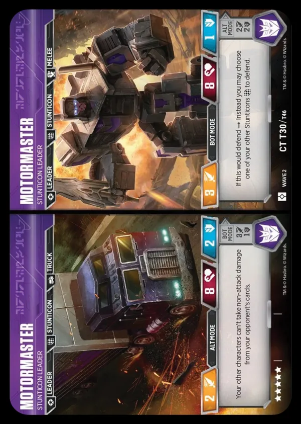 Motormaster // Stunticon Leader alt/bot modes