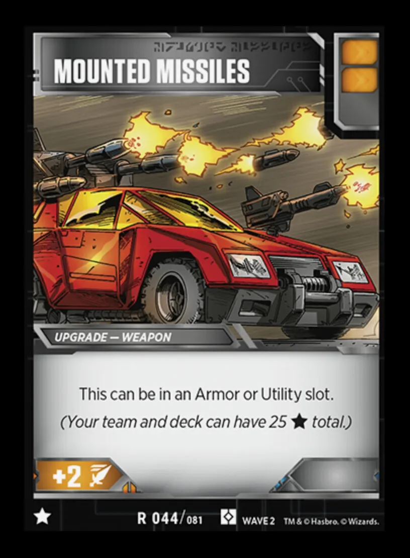 Mounted Missiles