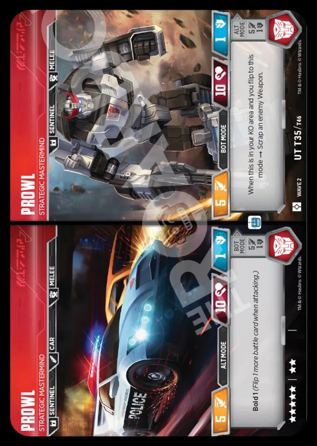 Prowl // Strategic Mastermind alt/bot modes