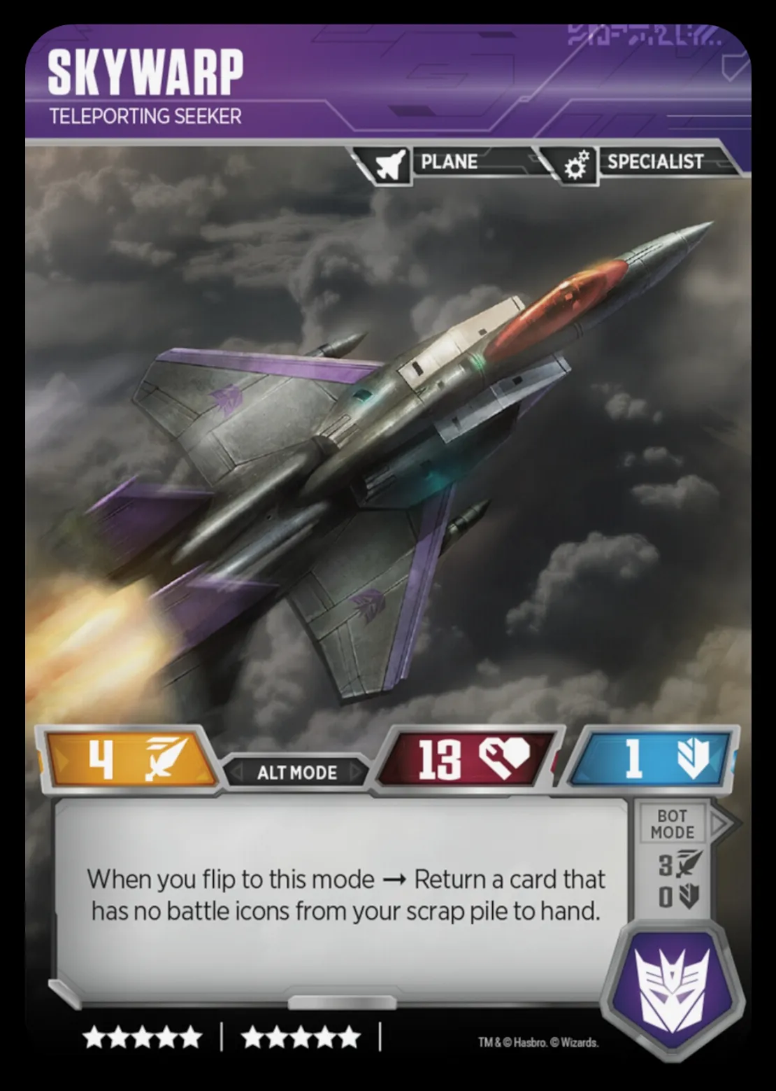 Skywarp // Teleporting Seeker alt mode
