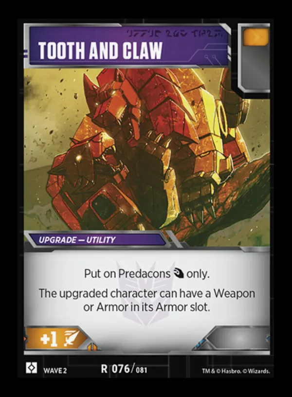 Tooth and Claw