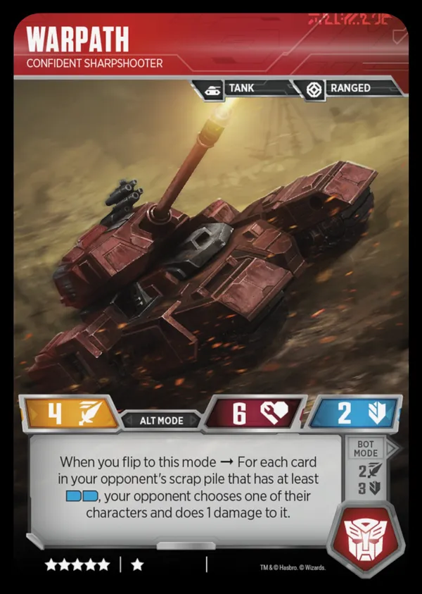 Warpath // Confident Sharpshooter alt mode