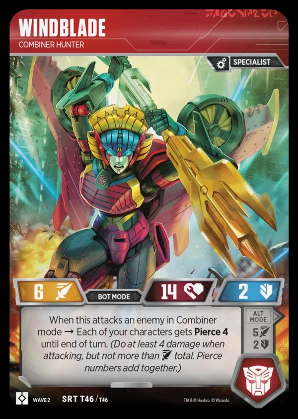 Windblade // Combiner Hunter bot mode