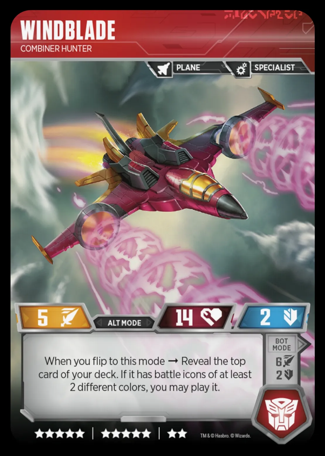 Windblade // Combiner Hunter alt mode