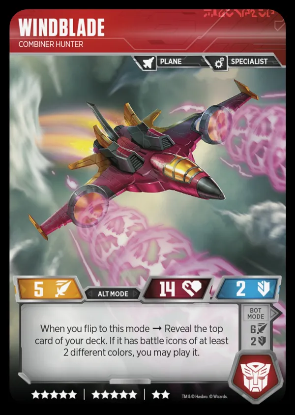 Windblade // Combiner Hunter alt mode