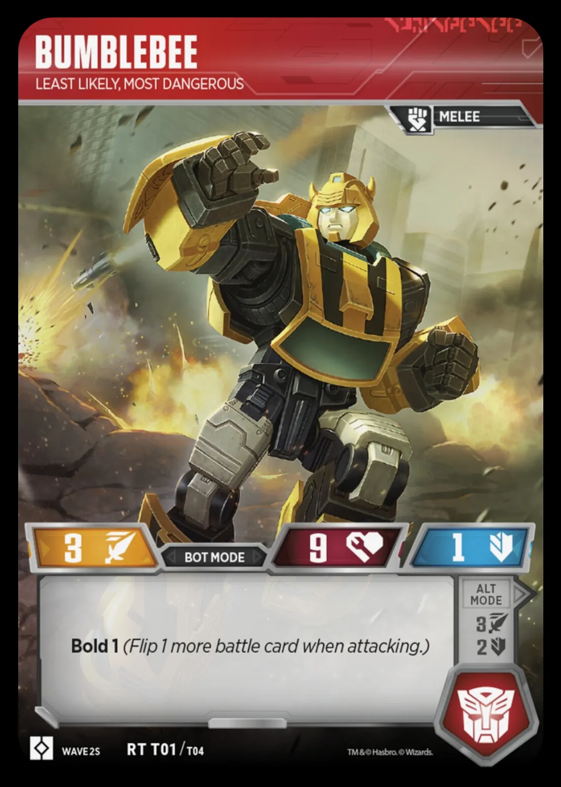 Bumblebee // Least Likely, Most Dangerous bot mode