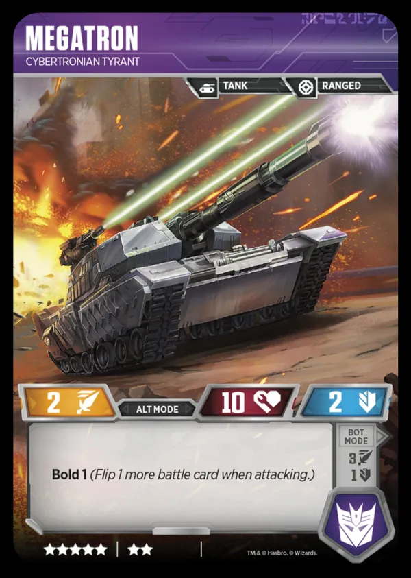 Megatron // Cybertronian Tyrant alt mode