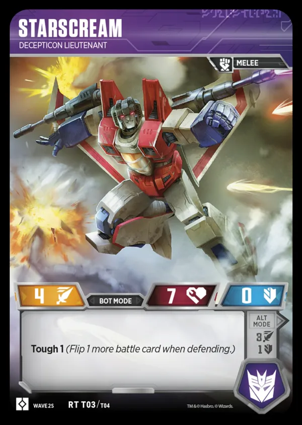 Starscream // Decepticon Lieutenant bot mode