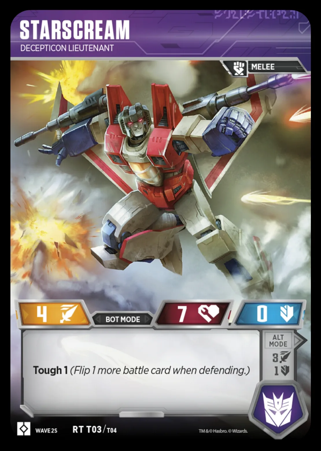 Starscream // Decepticon Lieutenant bot mode