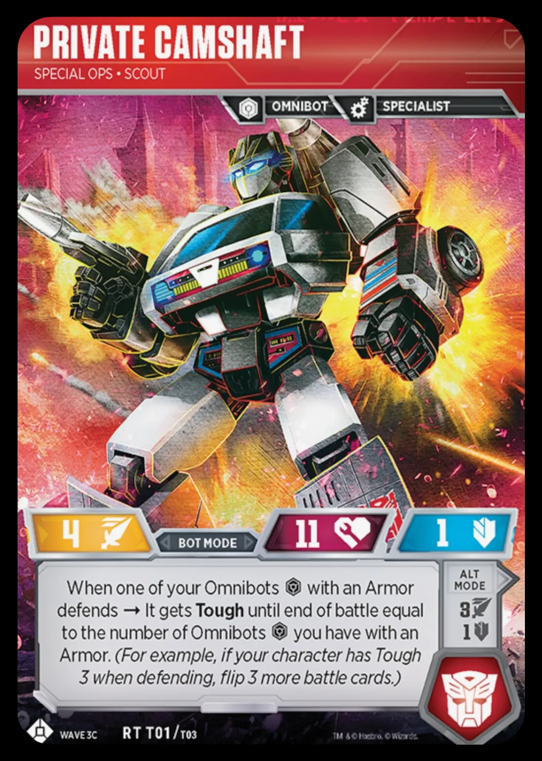Private Camshaft // Special Ops • Scout bot mode