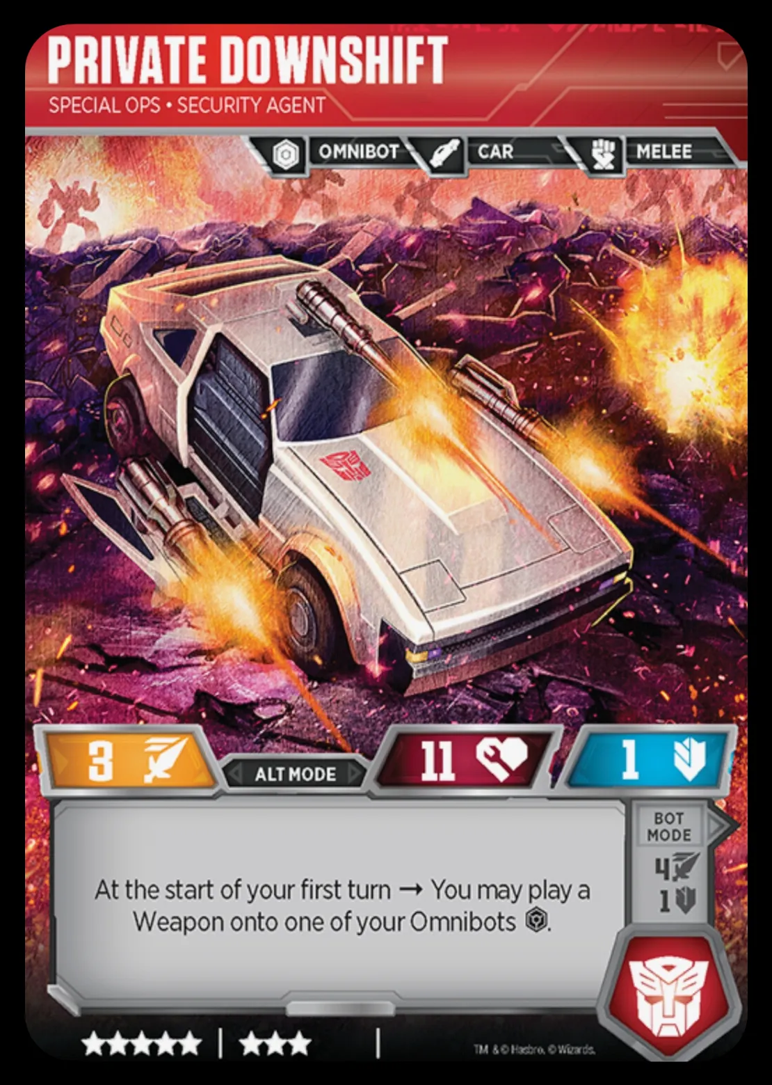 Private Downshift // Special Ops • Security Agent alt mode
