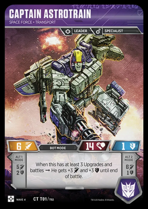 Captain Astrotrain // Space Force • Transport bot mode