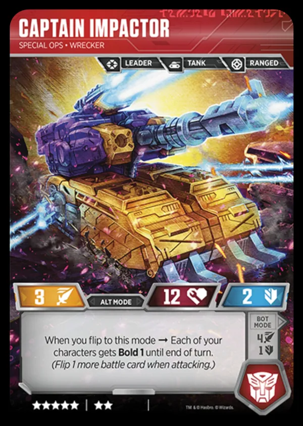 Captain Impactor // Special Ops • Wrecker alt mode