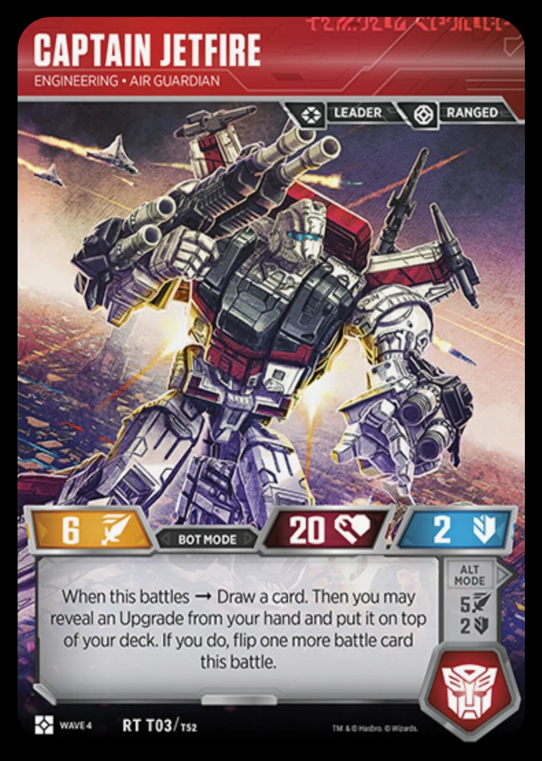 Captain Jetfire // Engineering • Air Guardian bot mode