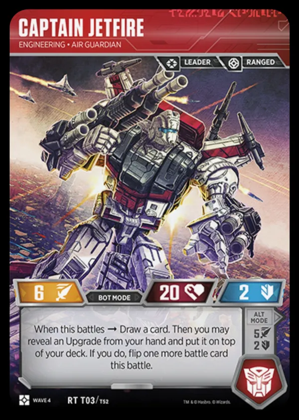 Captain Jetfire // Engineering • Air Guardian bot mode