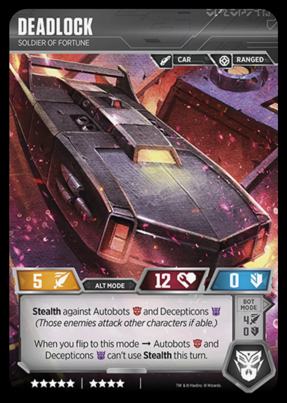 Deadlock // Soldier of Fortune alt mode