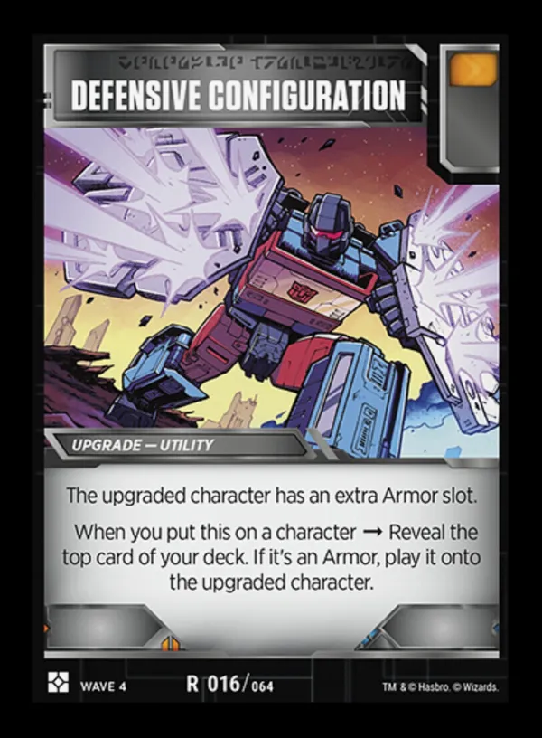 Defensive Configuration